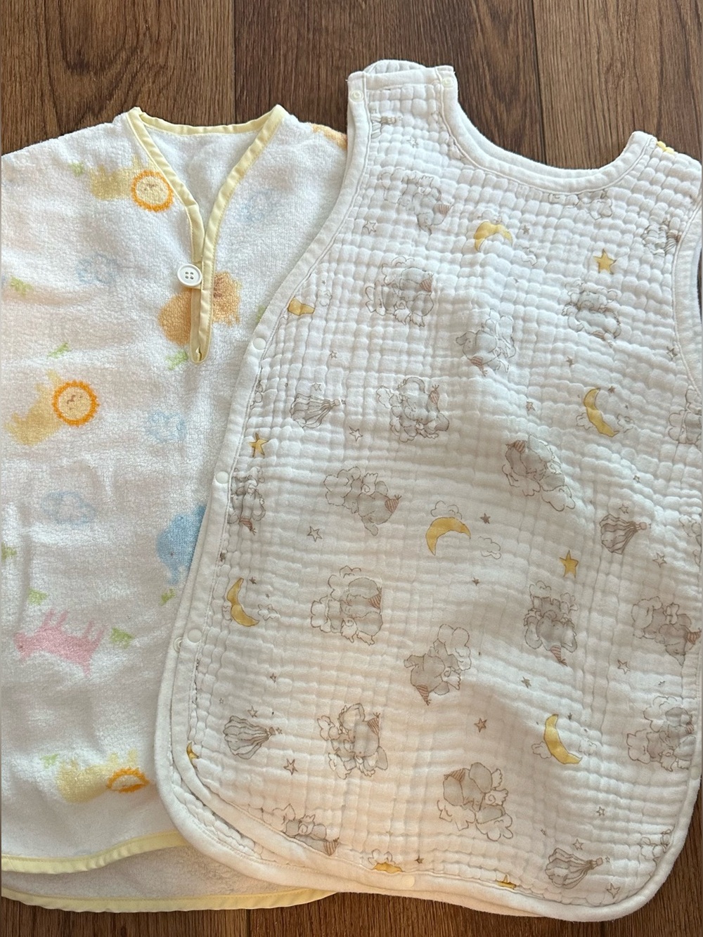 2 pairs of NB-6M Baby Sleep Sacks